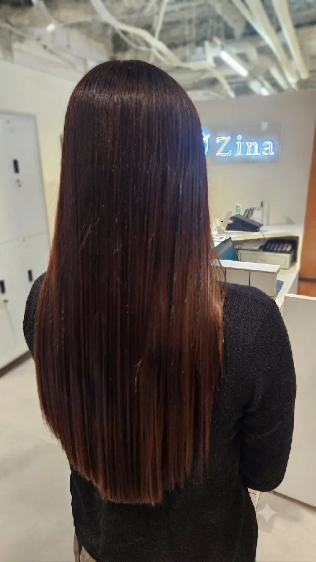 ロング カラー パーマ 髪質改善✨️レイヤー ✨️艶髪✨️佐藤宏紀のヘアスタイル