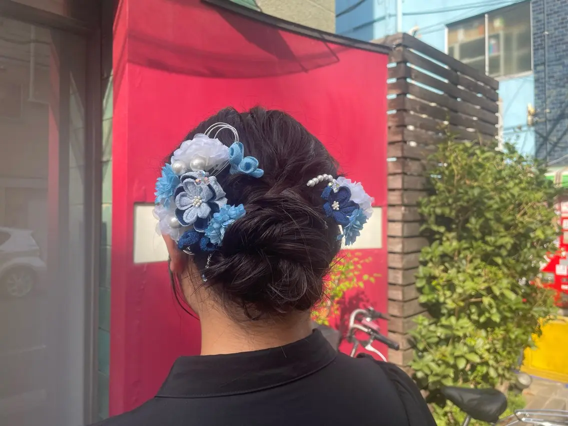 ロング ヘアセット 量産ヘアセット/ ヘアメAyakaのヘアスタイル