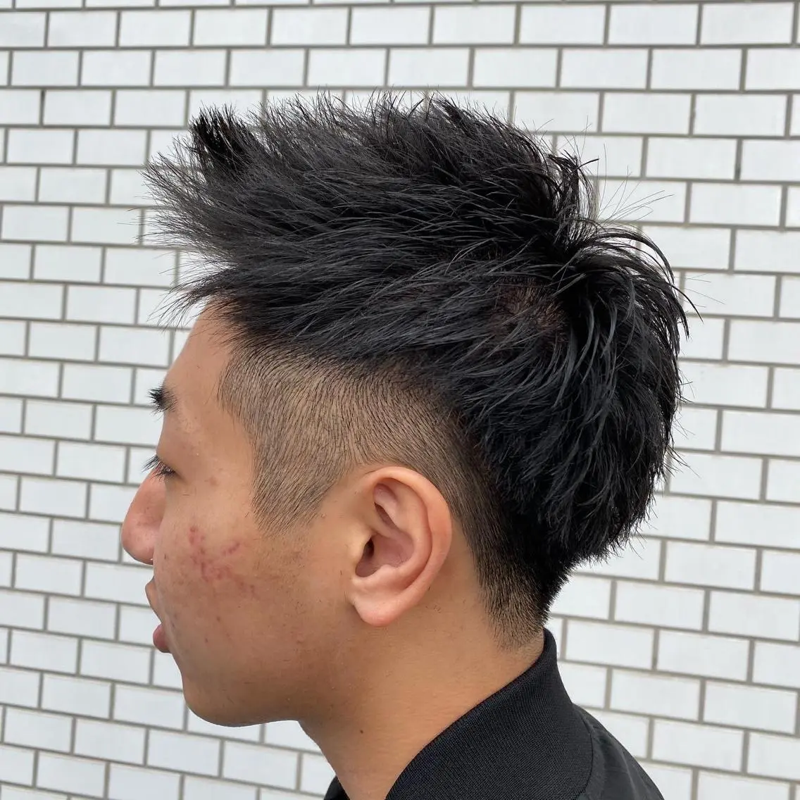 ショート メンズ モヒカン メンズベリーショート ベリーショート ショートヘア 堀 広夢のヘアスタイル