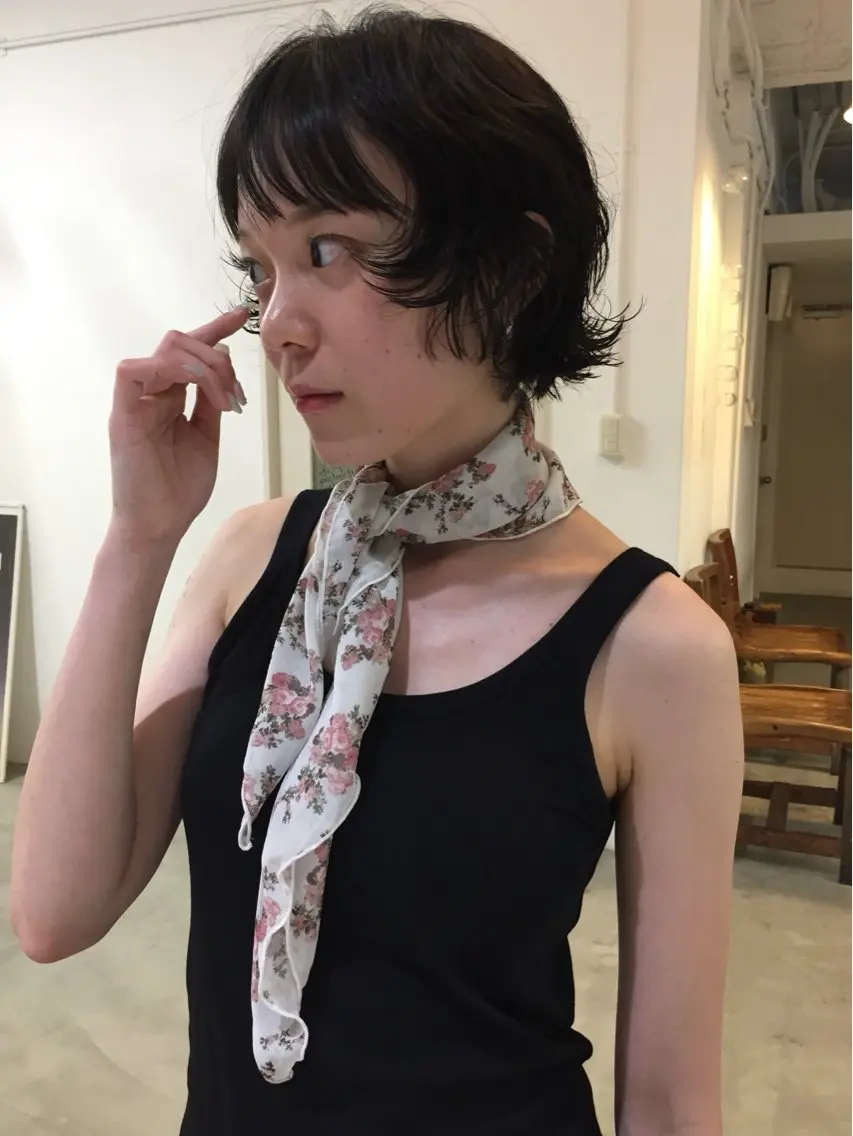 ショート カット 松林 芽依のヘアスタイル