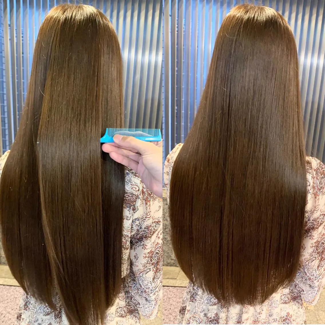 ロング カラー 縮毛矯正 カット 縮毛矯正 ブリーチ＆カラーが 得意☀️望月宣雄☀️のヘアスタイル