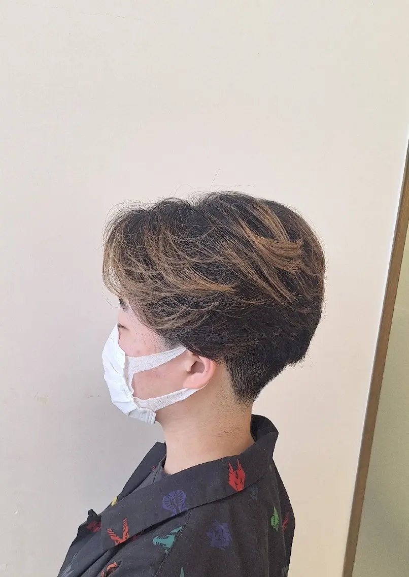 ショート ショートヘア カット ヘアカラー トリートメント スズキ ヒロキのヘアスタイル