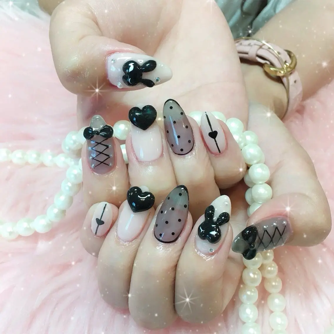 ネイル マグネットネイル ミラーネイル ニュアンスネイル ネイルチップ 冬ネイル Lee Nailsのネイルデザイン