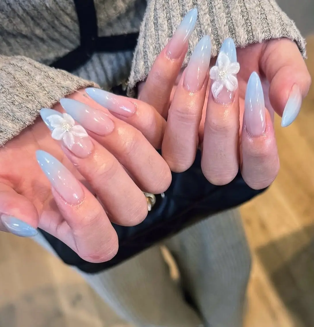 ネイル フレンチネイル グラデーション 韓国ネイル マグネットネイル ワンカラーネイル ハンドネイル Jang Nailのネイルデザイン