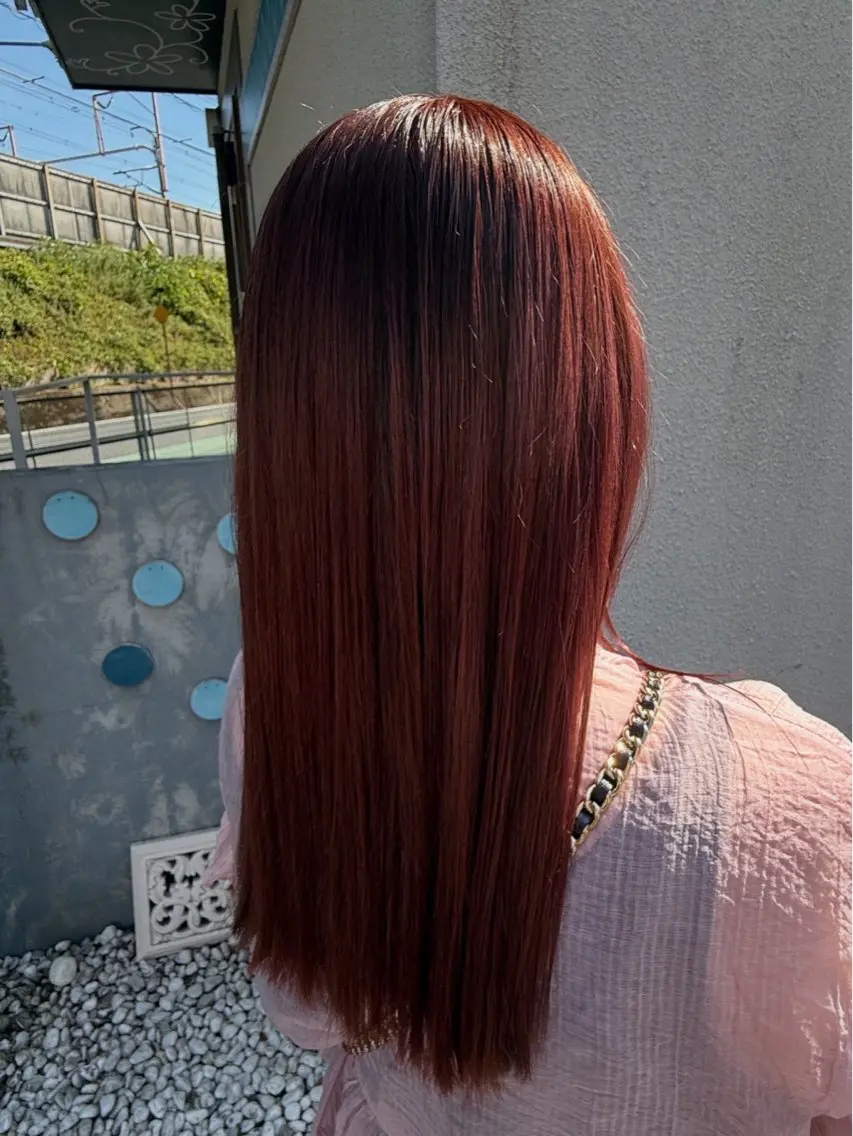 ロング カラー ヘアカラー 村上 姫嘉のヘアスタイル