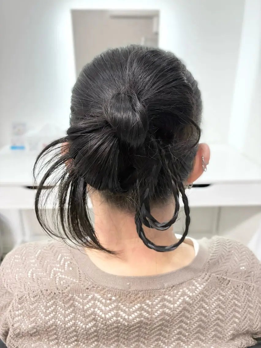 ロング ヘアアレンジ ヘアセット ヘアセット専門店 Rのヘアスタイル