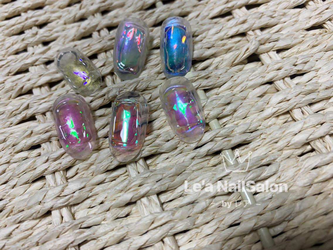 ショート カラー ネイル Le’a NailSalonのネイルデザイン