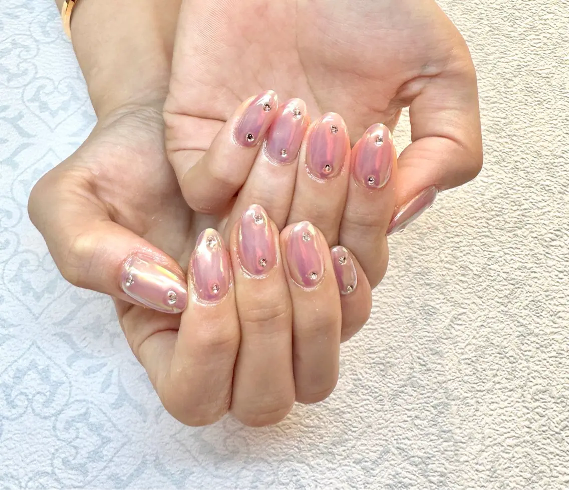 ネイル ミラーネイル ハンドネイル Reauty NailSalonのネイルデザイン