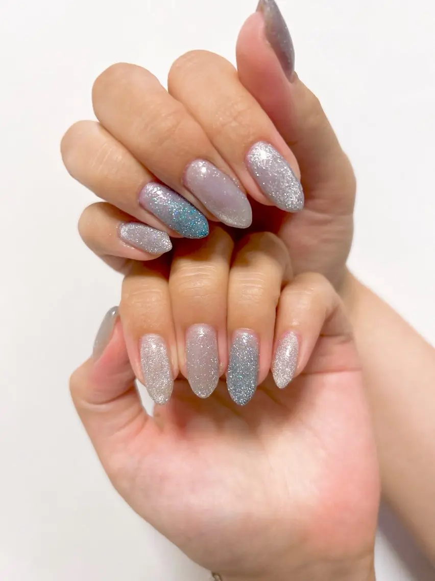 ネイル フラッシュネイル ラメ(グリッター) MYu Beauty Salon YURIのネイルデザイン