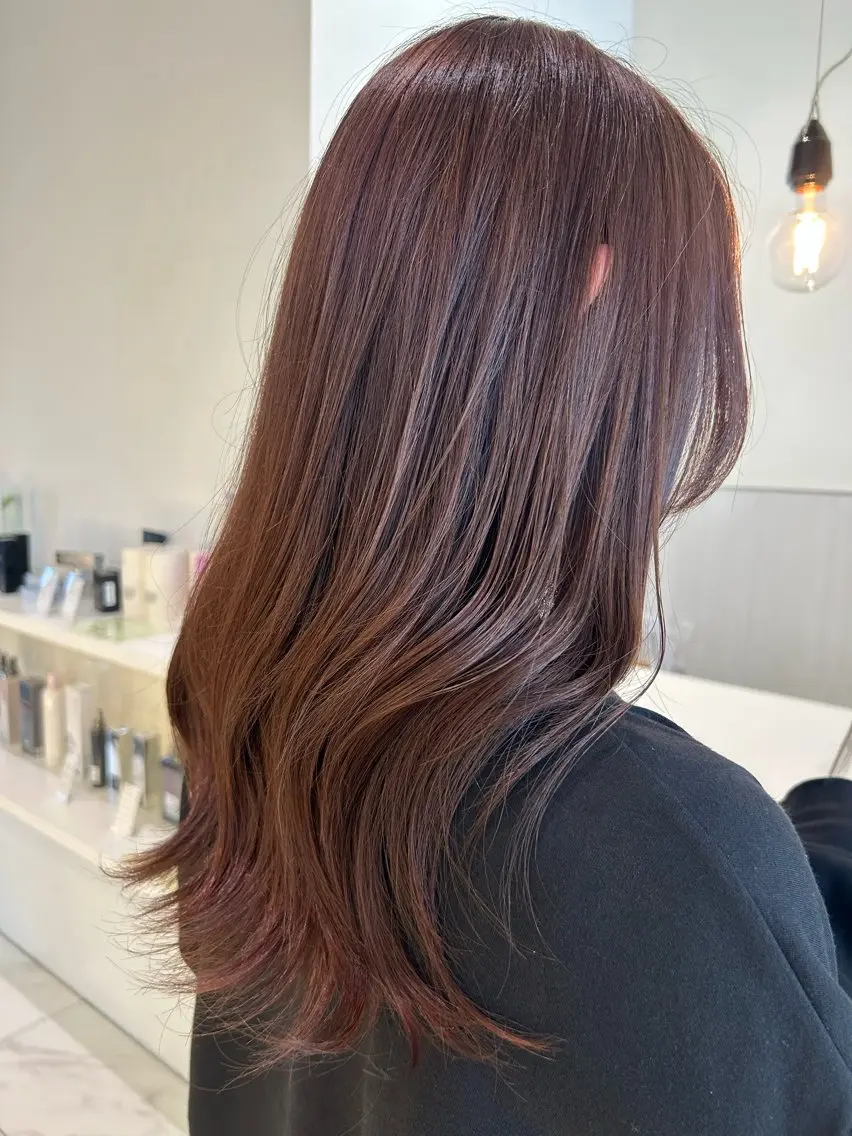 ロング カラー にった みずきのヘアスタイル
