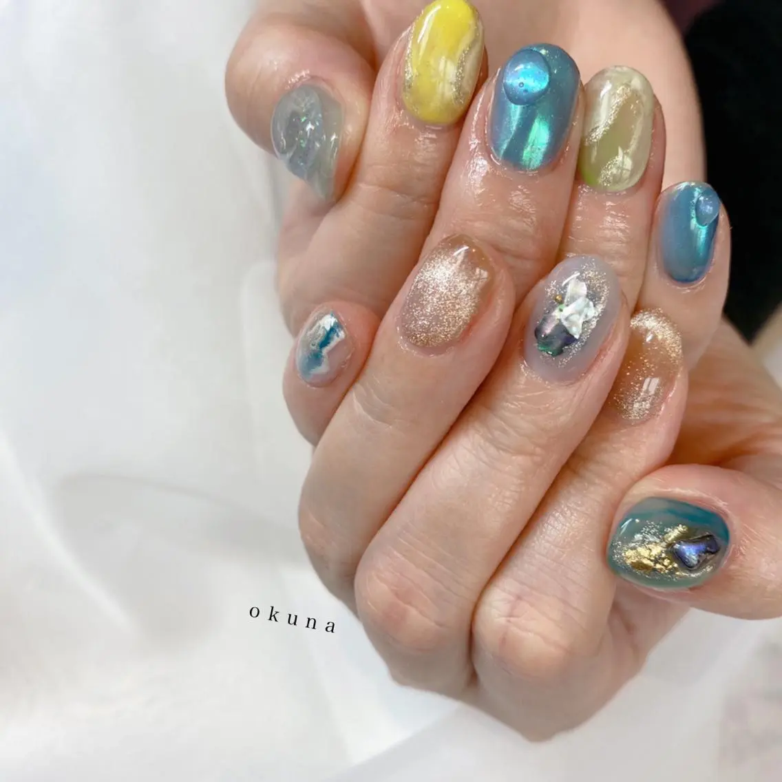 ネイル ニュアンスネイル ハンドネイル パンチャパンチャ ネイルサロンのネイルデザイン