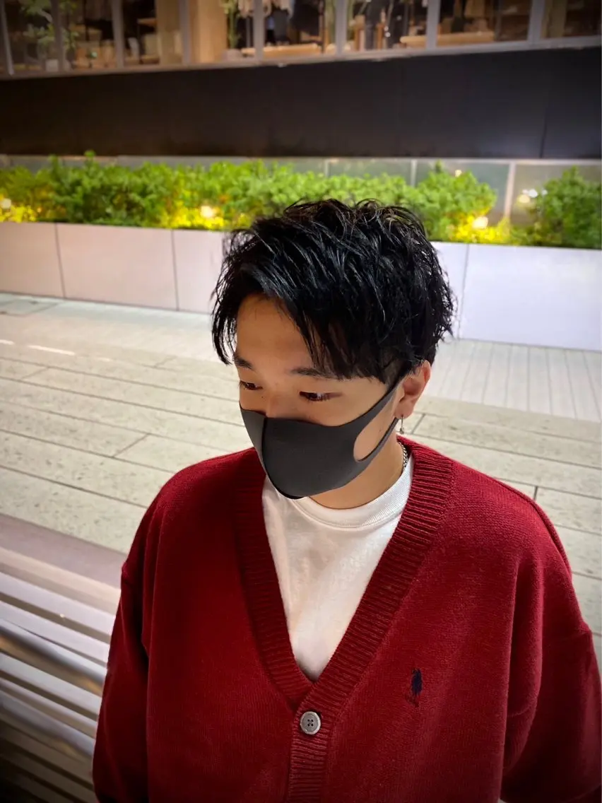 メンズ 三瓶まい  メンズ/ レディースカット✂️のヘアスタイル
