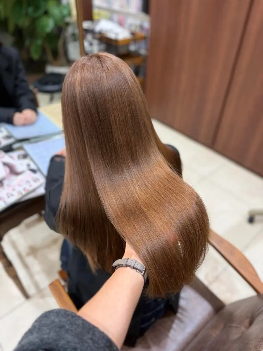 ロング ヘアカラー トリートメント 大柴 彩花のマツエク・マツパデザイン