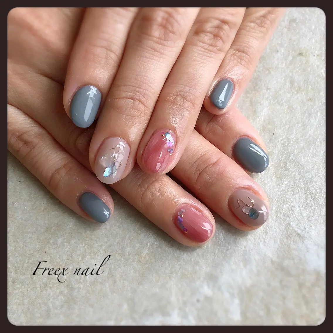 ネイル freex nail /ニュアンス/個性派のネイルデザイン