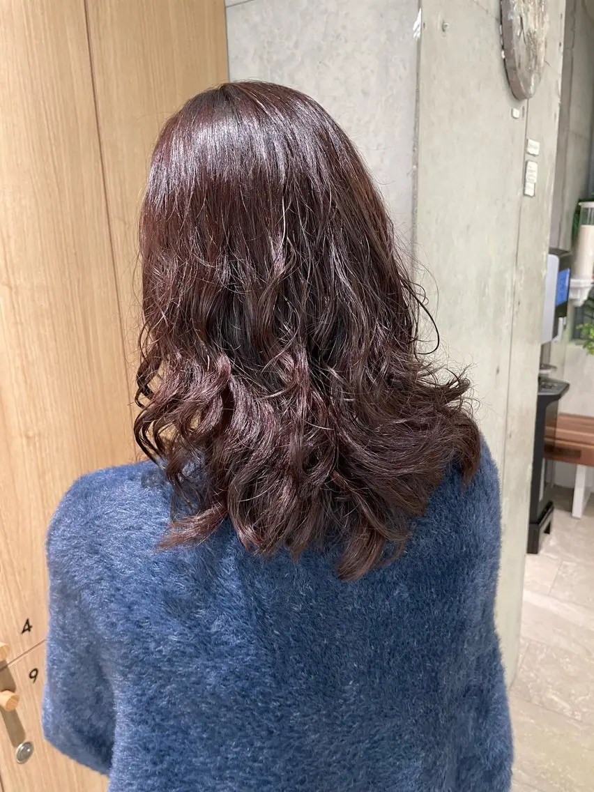ミディアム パーマ カット パーマ トリートメント 🎀レイヤー/パーマ カラー/ai🎀のヘアスタイル