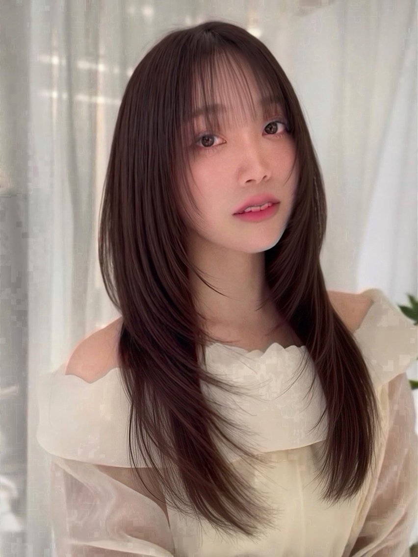 セミロング ハッシュカット カット ヘアカラー トリートメント ヘッドスパ ヘアセット 韓国ヘア×2way 🇰🇷和知拓郎のヘアスタイル