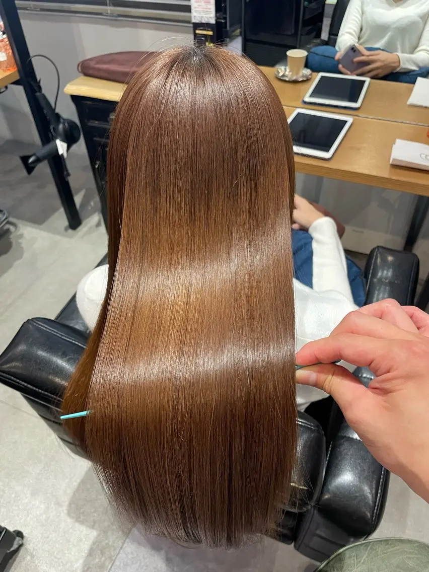 ロング 髪質改善 縮毛矯正 トリートメント 酸熱トリートメント ヘアカラー トリートメント 🌈髪質改善専門🌈 神田 達也のヘアスタイル
