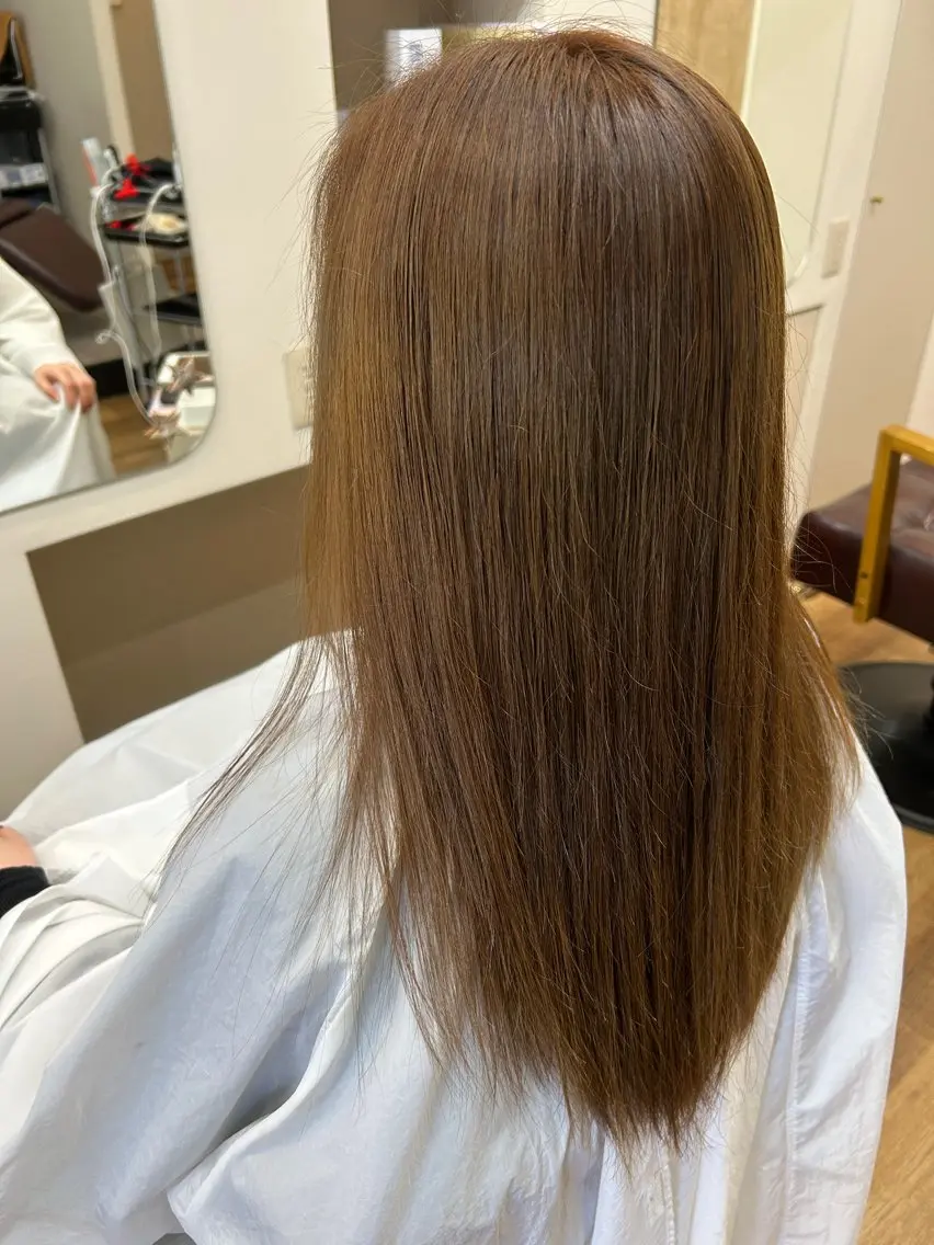 ロング カラー アッシュ 中野 未来のヘアスタイル