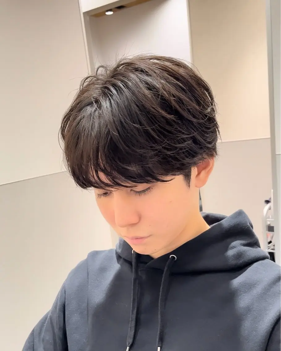 パーマ メンズ メンズパーマ 縮毛矯正 土田 啓太のヘアスタイル