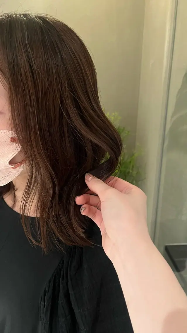 カラー ベージュカラー ピンクカラー ピンクベージュ 中野 沙季子のヘアスタイル