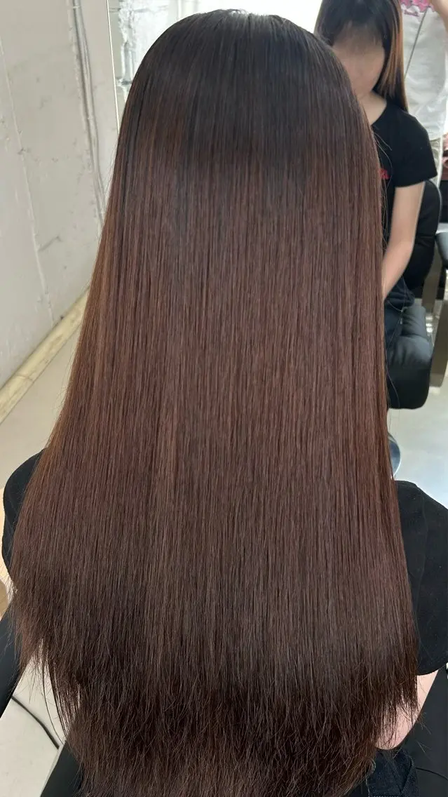 縮毛矯正 あやの/横浜/ ｶﾗｰﾓﾃﾞﾙ募集中のヘアスタイル