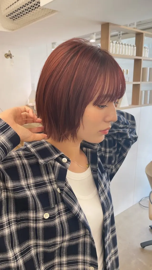 似合わせレイヤー🌟 巻ける縮毛矯正みつきのヘアスタイル
