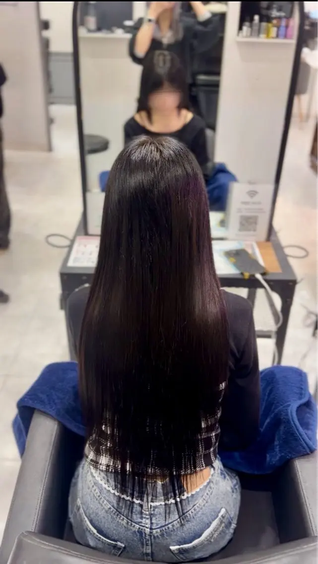 ロング カラー ヘアカラー トリートメント エクステ 🦋REISA🦋 エクステ×ハイトーンのヘアスタイル