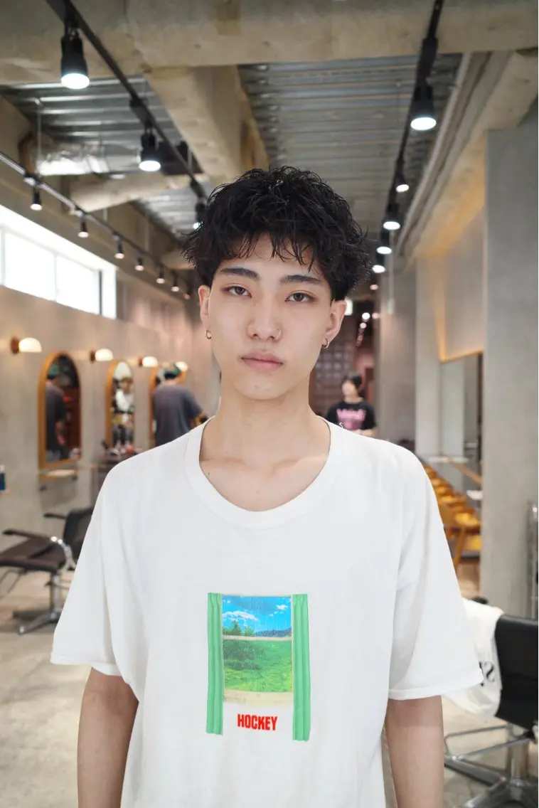 ショート メンズ ショートヘア 八原 良来のヘアスタイル