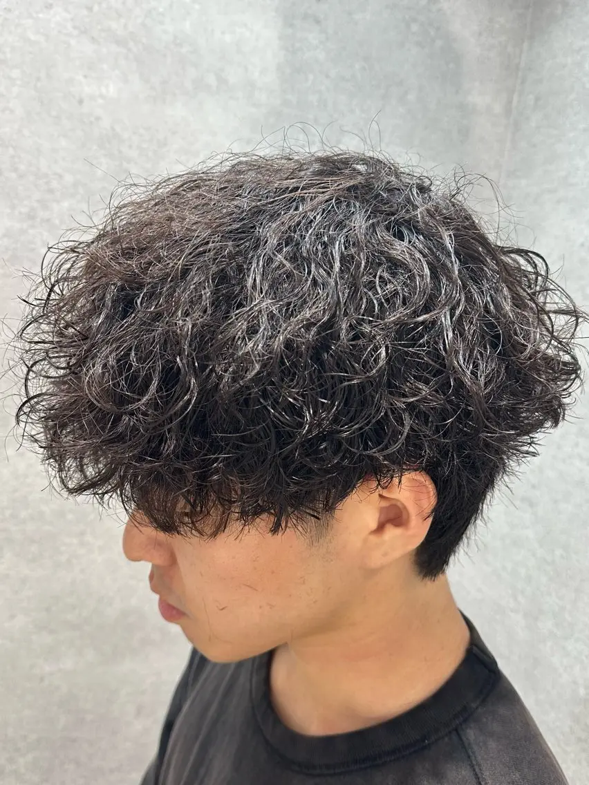 ✂️50%オフ✂️カット+波巻きスパイラルパーマ #メンズ#ツイスパ#波巻き#シャドウパーマの写真