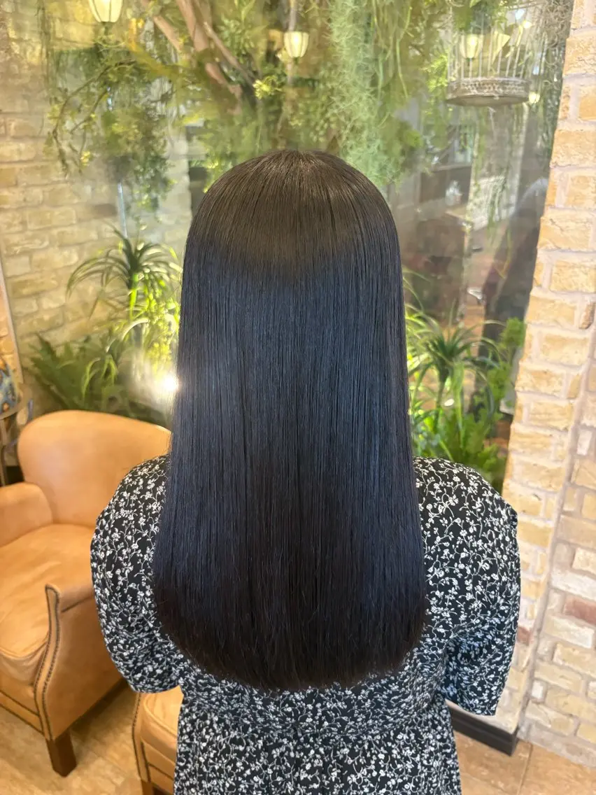 セミロング 髪質改善 カット ヘアカラー トリートメント 新宿/髪質改善✨ 透明感カラー/須田のヘアスタイル