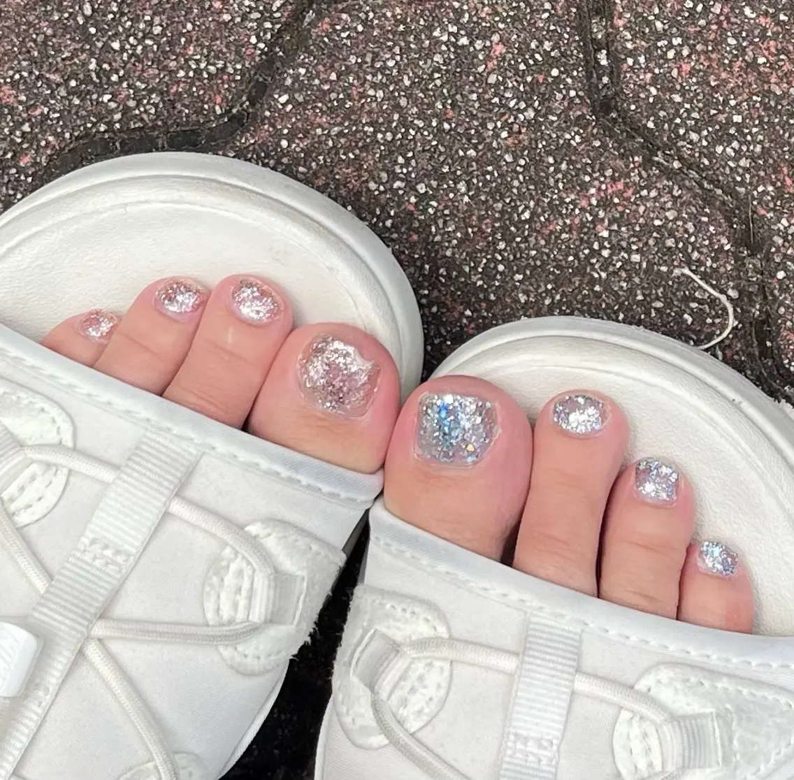 フットネイル　ワンカラー　フットバス付き（オフ込み）の写真