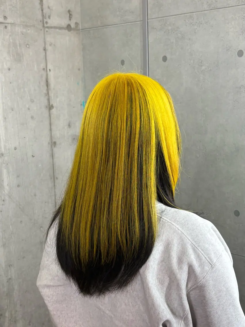ロング カラー ヘアカラー 加藤志保 🎗️🫧モデル募集のヘアスタイル