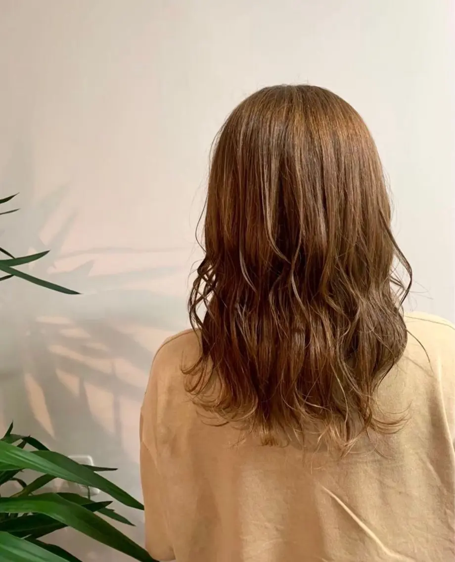 ロング カラー Mao 🎀bob Oliveカラー🌿のヘアスタイル