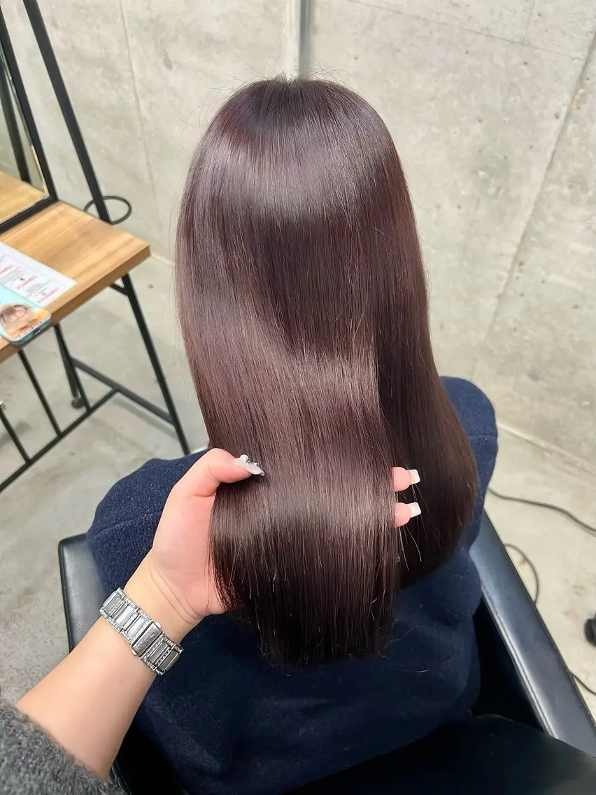 ロング カット ヘアカラー lafit kaede/韓国ヘアのヘアスタイル