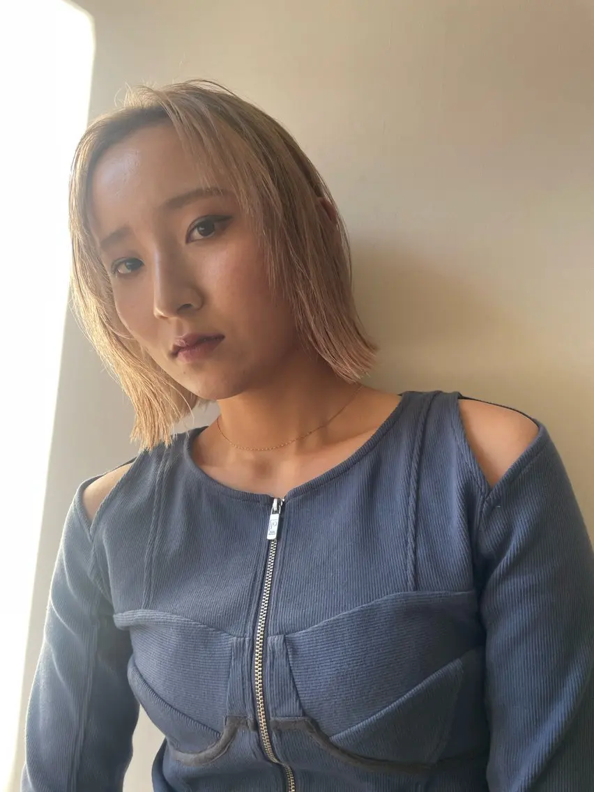 カラー ヘアカラー ブリーチ/韓国 ひなたのヘアスタイル