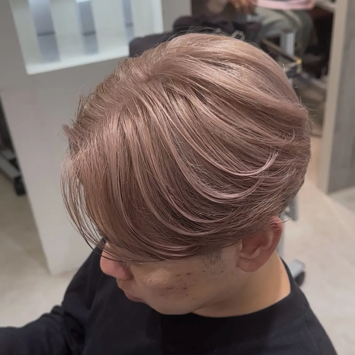 【ブリーチカラー】　メンズカット✂️＋ブリーチ1回＋カラー＋1stepトリートメント🌟の写真