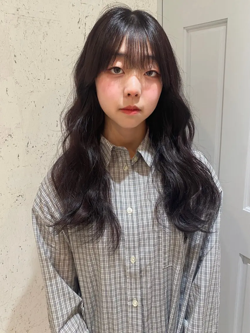 ロング カラー ヘアカラー トリートメント mai / linoah˚✧のヘアスタイル