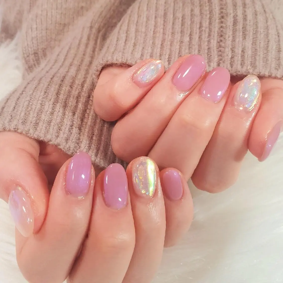 ネイル 氷ネイル・うるうるネイル ･:*+.✳︎˚✧₊ MAKI NAILのネイルデザイン