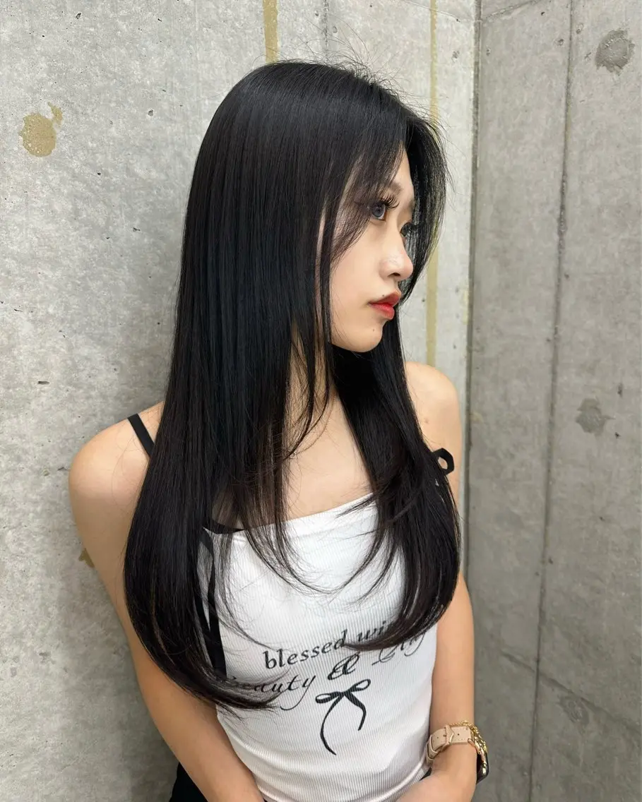 ロング 美髪縮毛矯正/ 髪質改善 RYOTAのヘアスタイル