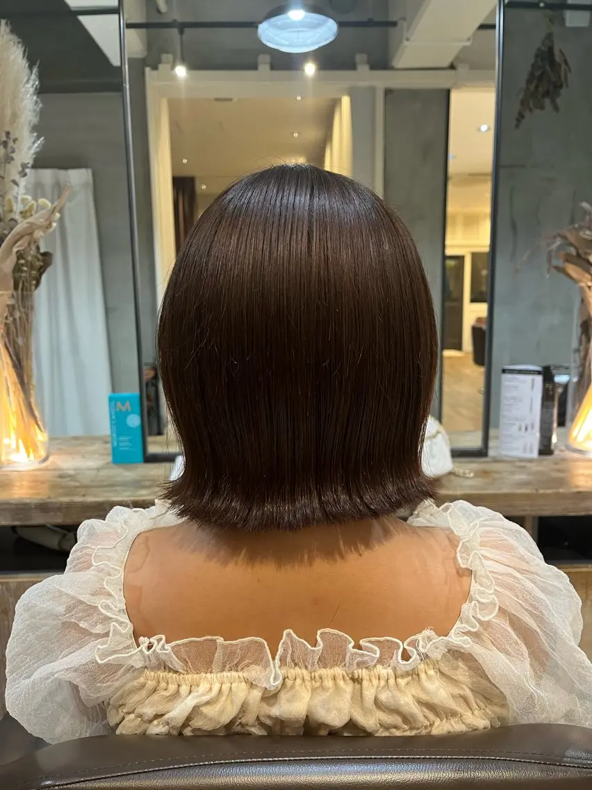 ショート カラー 阿部 翔一郎/暖色系カラーのヘアスタイル