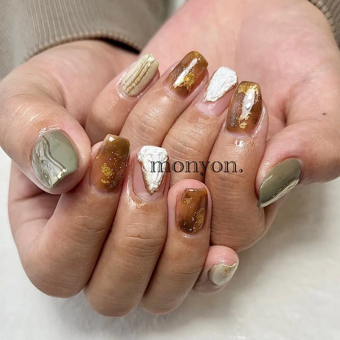 ネイル ニュアンスネイル ハンドネイル etoile filanteのネイルデザイン