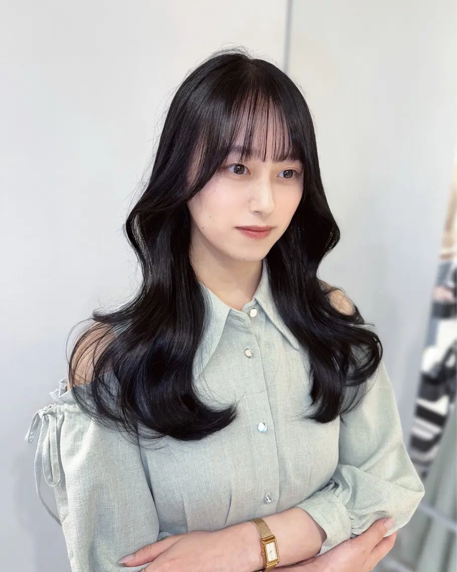 ロング カット ヘアカラー トリートメント 🦋トレンドヘア🦋 竹内克弥のヘアスタイル
