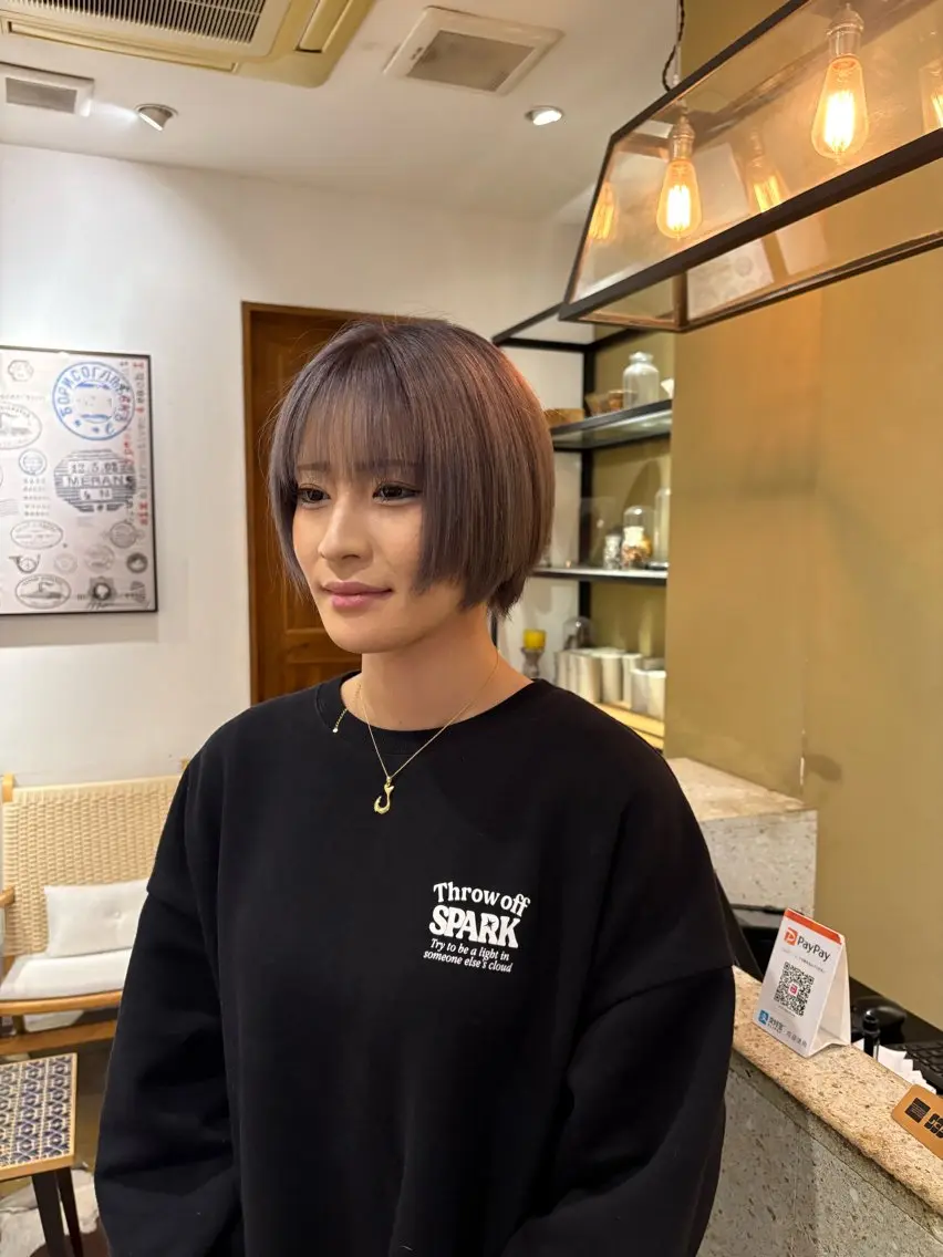 ショート カラー キョウスケ/レイヤー /ハイトーンのヘアスタイル