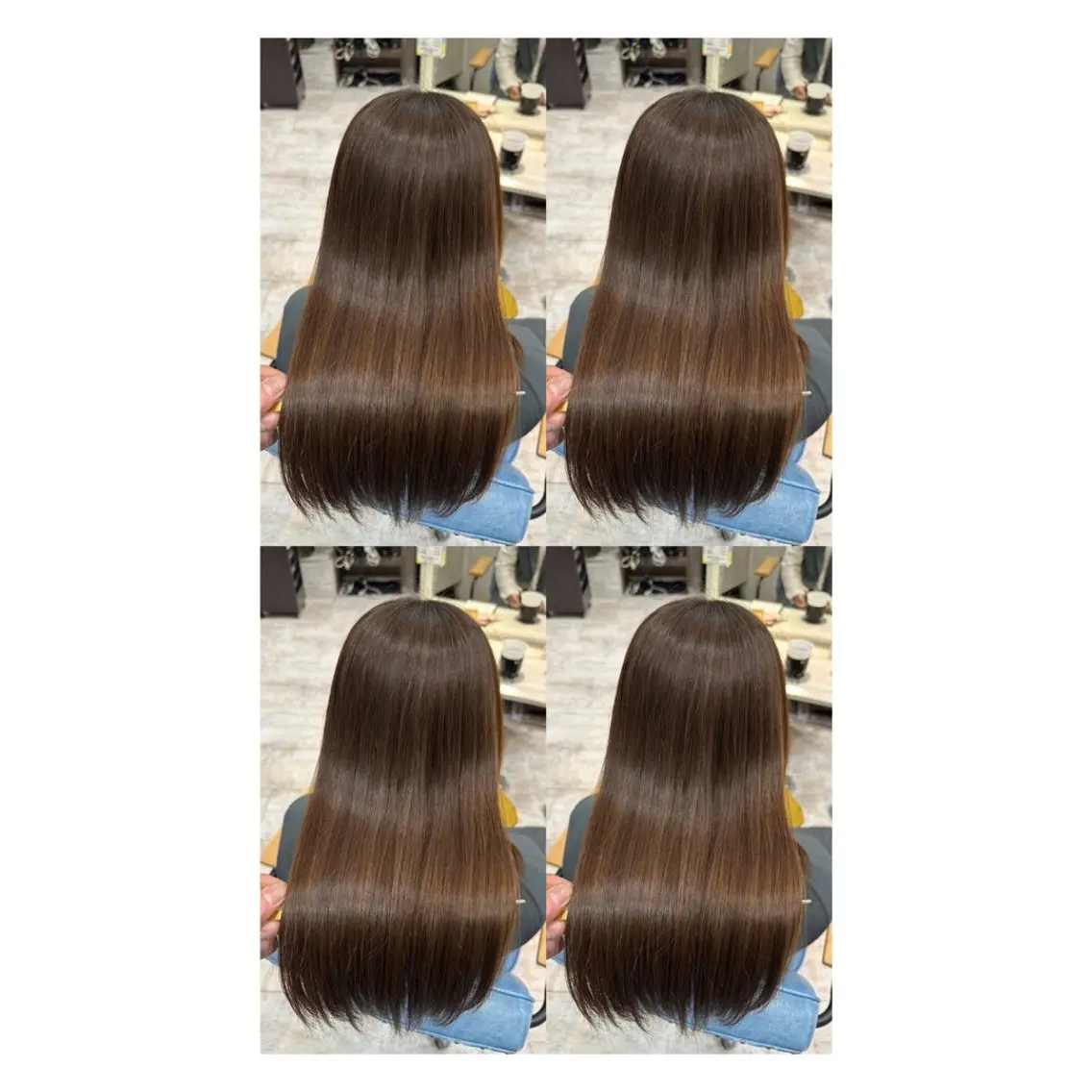ロング カラー 透明感カラー 髪質改善 縮毛矯正 トリートメント ヘアカラー トリートメント 店長✨レイヤー✖️ 髪質改善✖️韓国ヘアのヘアスタイル