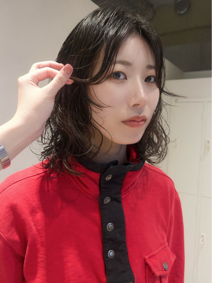 ミディアム パーマ ミディアムパーマ カット パーマ 🪷ロングパーマ / ボブパーマ/壁谷🪷のヘアスタイル