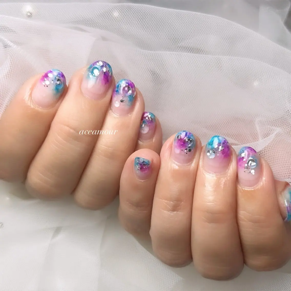 ネイル ニュアンスネイル ネイル/耳つぼ /新ホワイトニングのネイルデザイン