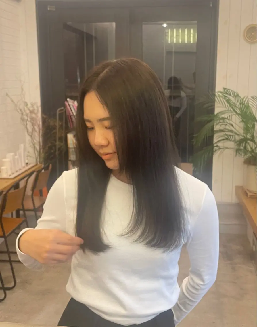 ロング カラー ヘアカラー イシヅキアイカ🐱 カラーモデル募集中のヘアスタイル