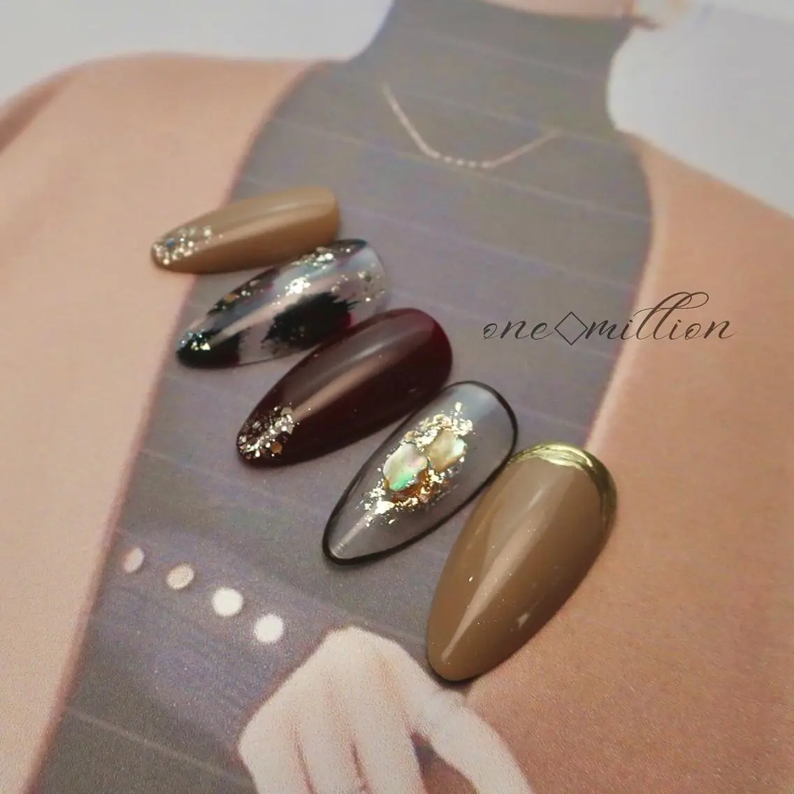 ネイル nail salon ワンミリオンのネイルデザイン