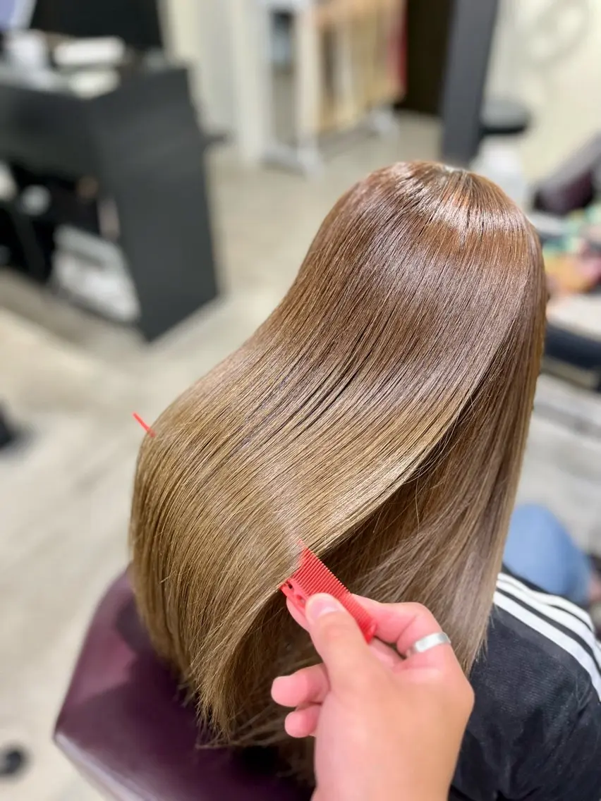 セミロング プルエクステ エクステ 髪質改善 トリートメント ヘアカラー エクステ プルエクステ◆ Fi-Ne吉祥寺のヘアスタイル