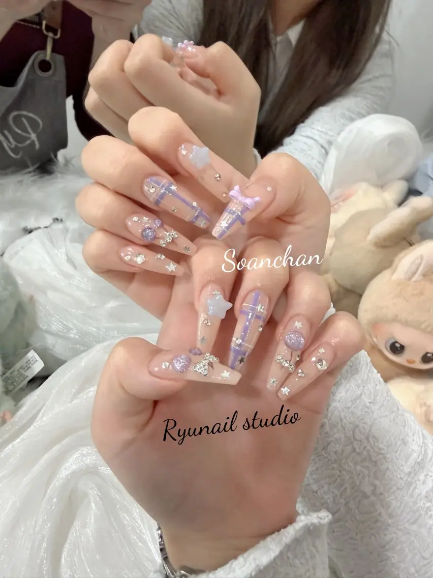 ネイル アートネイル ジェルネイル マグネットネイル ニュアンスネイル シンプルネイル ハンドネイル Ryu Nail NekoChanのネイルデザイン